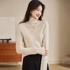 Srcr Women's 100% Cashmere High-Neck Knit Sweater
