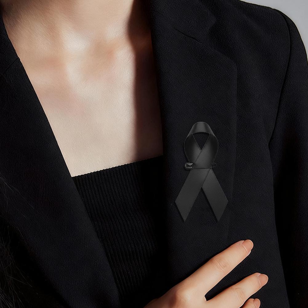 10 шт. Брошь-значок на ленте, Значок на лацкан, Многоразовый, Классический, Символ заботы, любви, Дизайн значка на ленте, Для благотворительных мероприятий, С булавкой