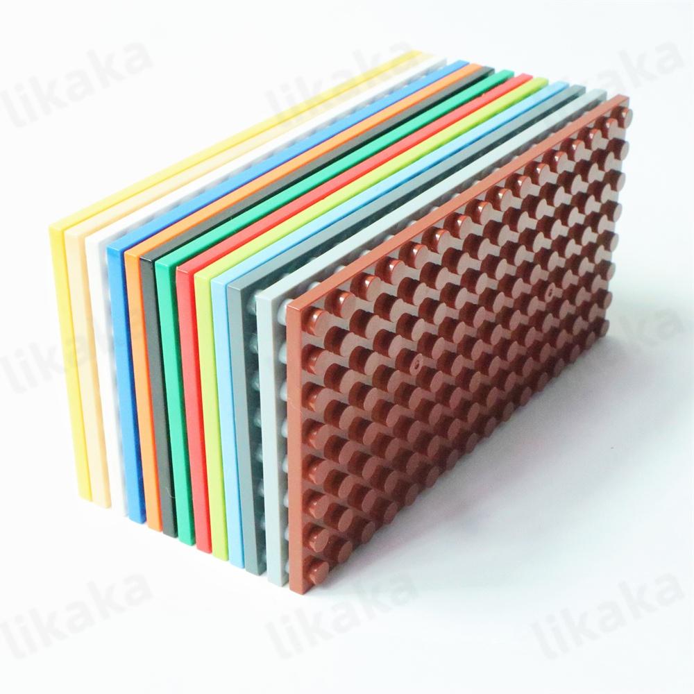 8*16 точек, пластиковые строительные блоки, 4 шт., базовые пластины, совместимые с городскими классическими игрушками, мини-блоки, базовые пластины, детали для детей