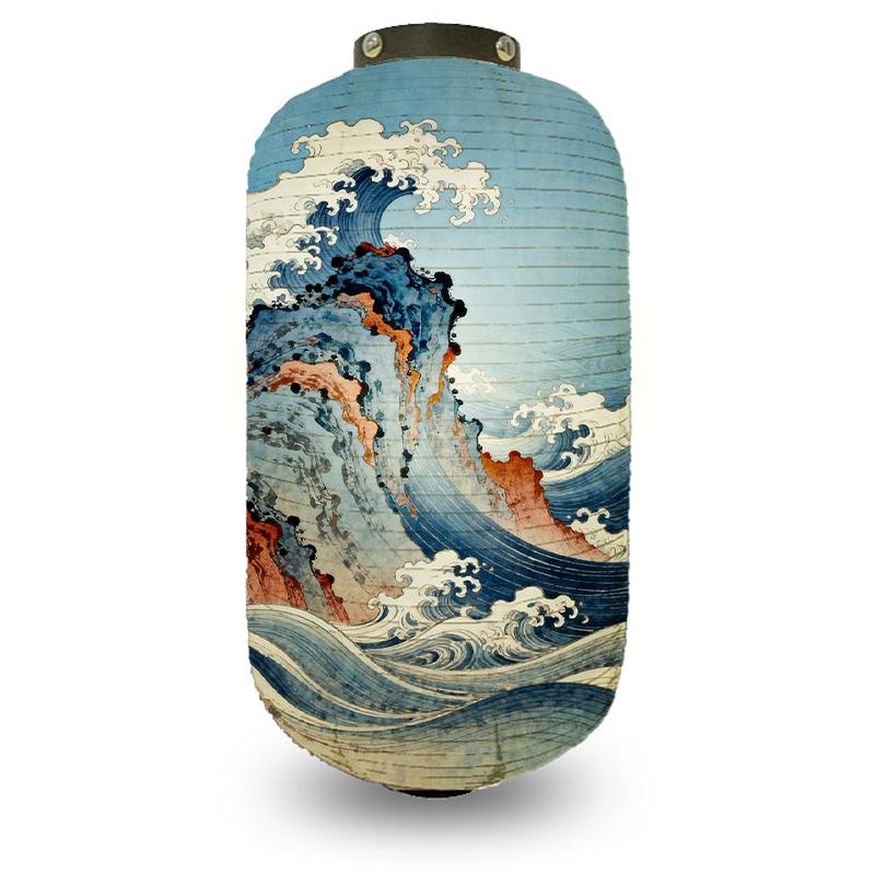 Japanese Style Antique Sakura Printed Paper Lantern Izakaya Pub Restaurant Advertising Sign Wedding Party Decor Festival Hanging