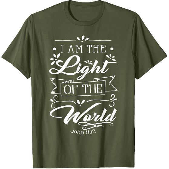 John 8 12 I am the light of the world T-Shirt
