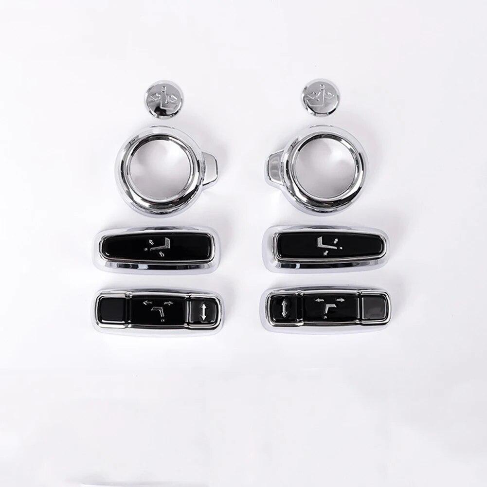 Накладка на кнопку регулировки автомобильного сиденья для Land Rover Discovery 5 L462 Discovery Sport Range Rover Vogue L405 Sport Evoque 16-17