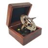 Brass Compass  Brass Sundial  Marine Boat Gift Pocket Sun Dial In Box Nautical Marine Gift Sun Clock Pirate Ship Replica Watch