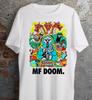 26 Редких Черных Футболок с Коротким Рукавом Mf Doom All Caps S-2345XL Унисекс