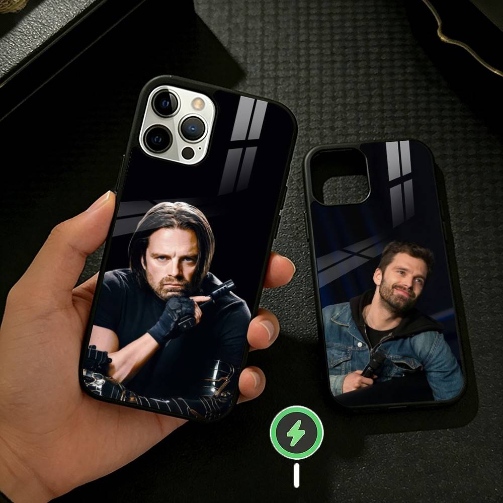 Actor S-Sebastian Stan Phone Case For iPhone 17/16/15/14/13/12/Plus/Pro/Max for Magnetic Wireless Charging