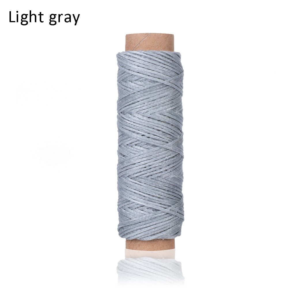 30m/roll Tool Handicraft Flat Hand Stitching Waxed Thread Sewing Line Leather Cord
