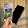 Чехол Poco X7 Pro с ремешком-шнурком Crossbody, силиконовый прозрачный чехол для Xiaomi Poco X7, чехол-ожерелье с ремешком, слотами для карт