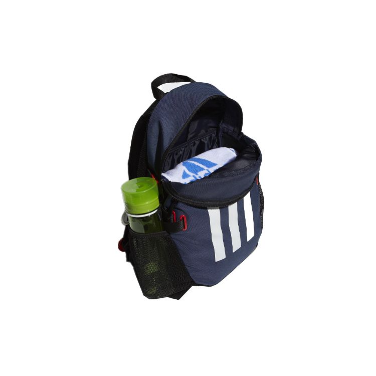 Adidas K Pow Yk Sports Zipper Backpack Unisex Backpack Navy-Blue GP2977