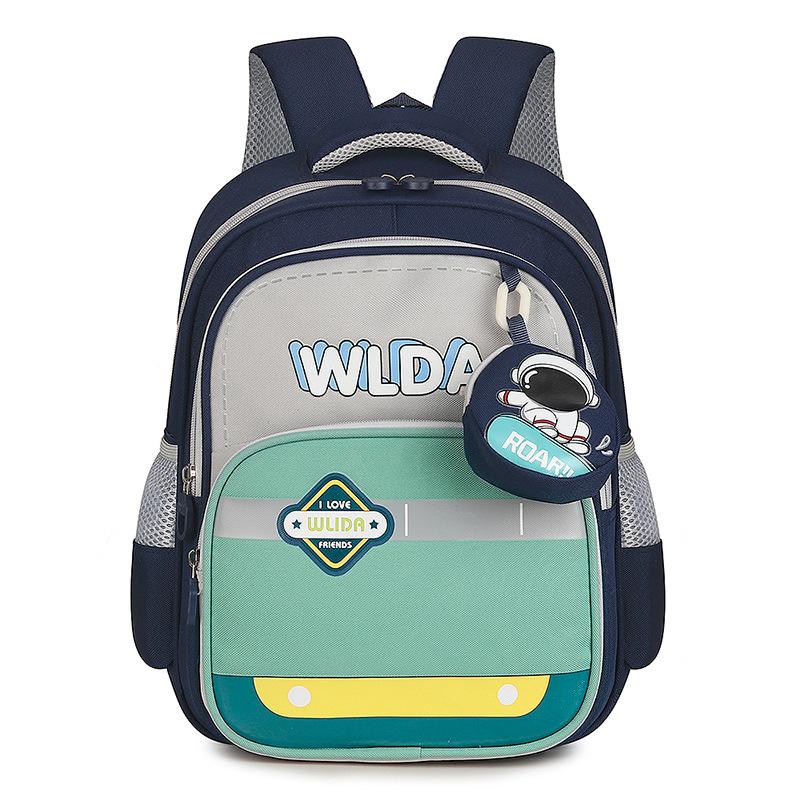 Детский школьный рюкзак Рюкзак для начальной школы Рюкзак большой вместимости и легкий Снижает нагрузку и защищает позвоночник Детский рюкзак