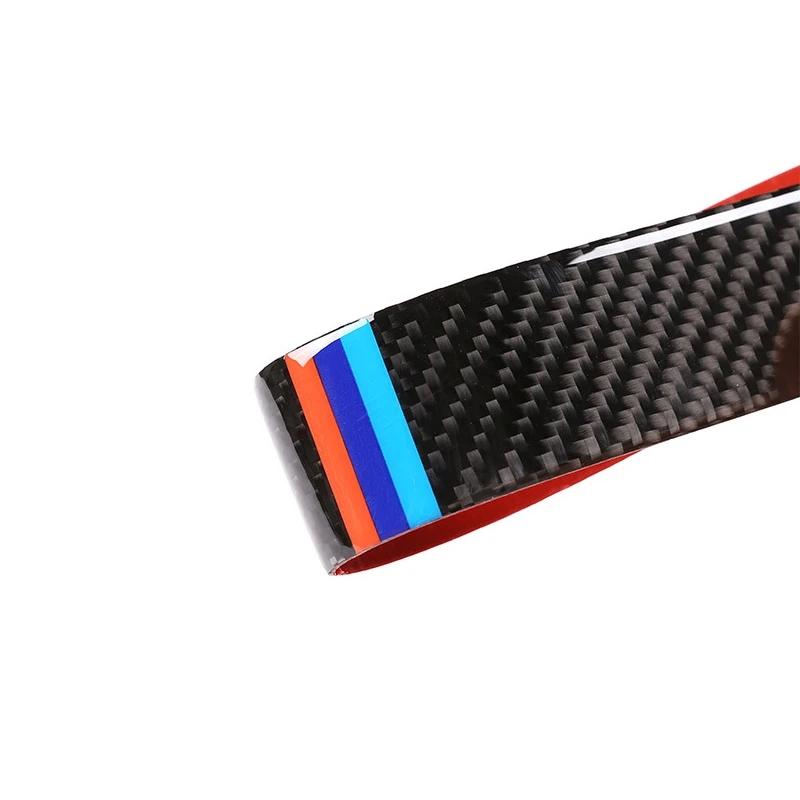 Real Carbon Fiber Center Control Copilot Water Cup Holder Panel Cover Trim For BMW E90 E92 E93 2005 2006 - 2009 2010 2011