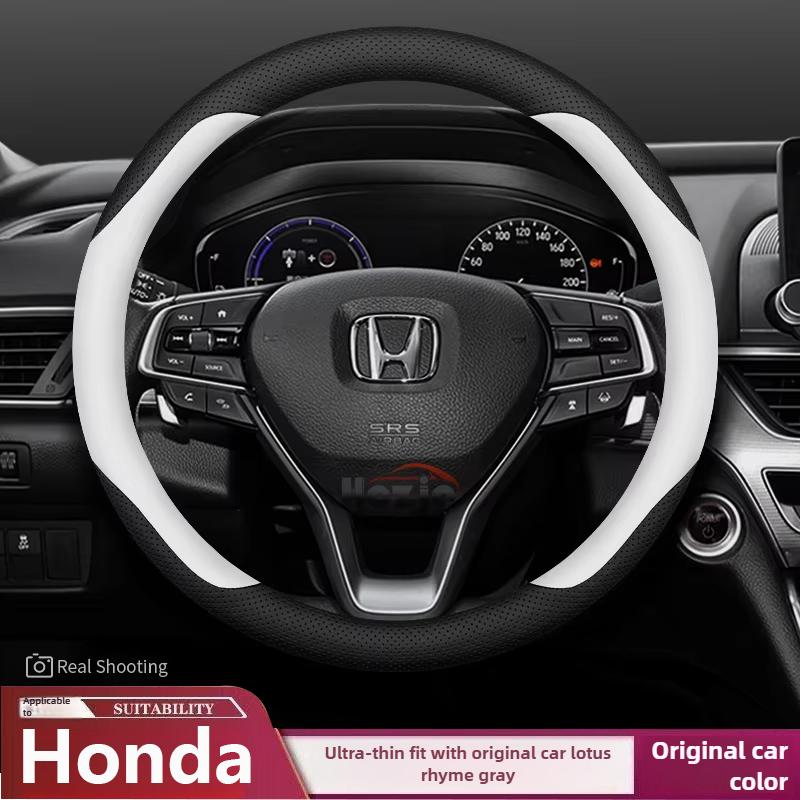 Leather Car Steering Wheel Cover for Honda CRV HRV Passport Civic Accord City Fit Pilot 2022 2023 2024 2025 2026 Accessories IP8