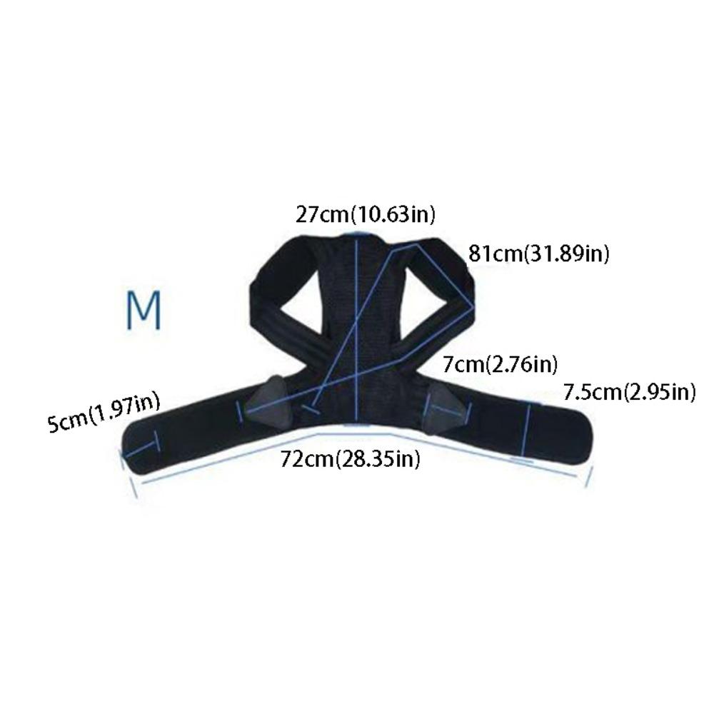 Comfortable Posture Corrector Adjustable Shoulder Straightener Lumbar Support Belt Improve Posture