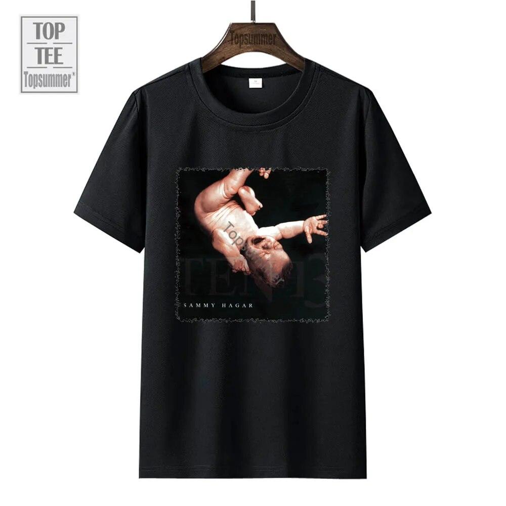 Ten 13 Album T Shirt Sammy Hagar Tour T-Shirt Unisex Retro Streetwear 100 Cotton Tshirts Female Graphic Print Tops