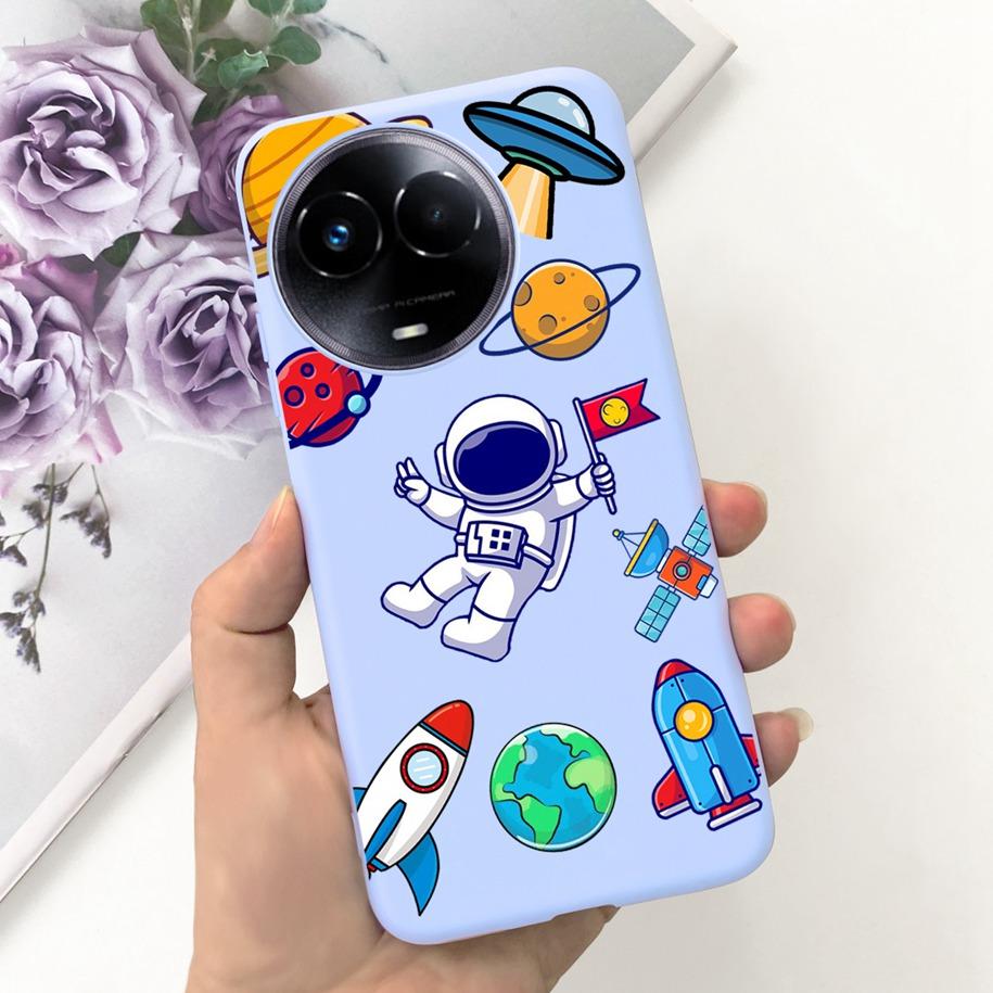 Ударопрочный Чехол Для Realme 11 5G / Realme 11X Чехол На Телефон Модный Девушки Мягкий Силикон Funda Для Realme11 11 X 2023 RMX3785 Coque