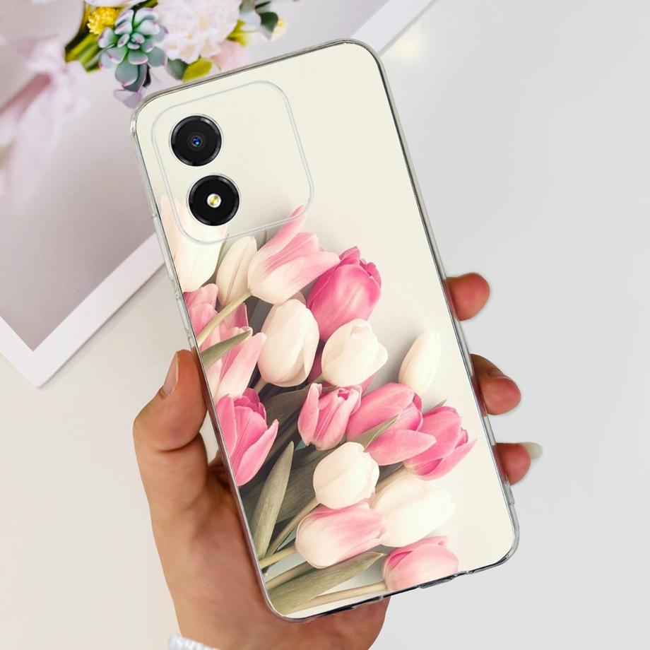 Чехол для Honor X5 Plus Модный Цветной Девичий Чехол-Крышка Для HonorX5 Plus Мягкий Силикон Fundas Чехол для Телефона Для Honor X5Plus Coque