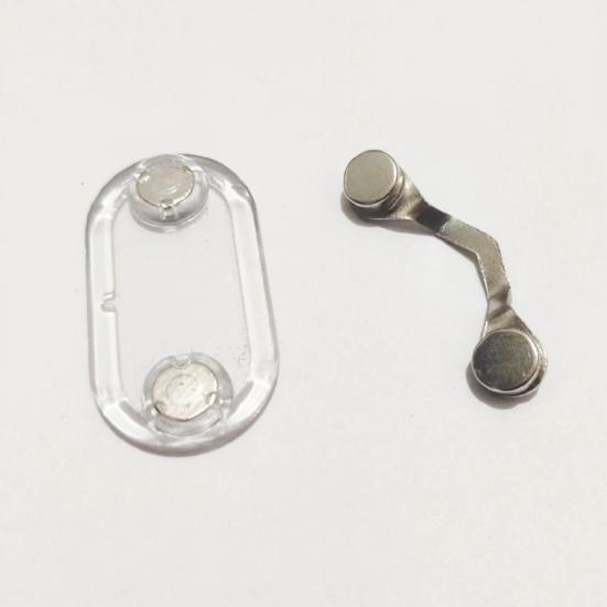 Зажим для очков, устойчивый к царапинам магнитный держатель для очков, простой в использовании зажим для значка солнцезащитных очков для одежды