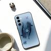 Whale Pattern Phone Case For Samsung Galaxy A73,A72,A71,A70,A53,A52,A51,Others Soft Black Cover