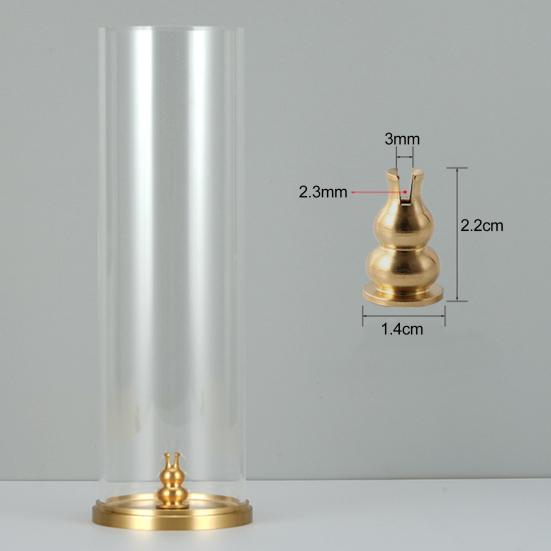 Подставка для благовоний с прозрачной крышкой, держатель для аромапалочек, поднос для сбора пепла, для дома