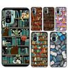 Library In Wonderland Funda For Xiaomi Redmi Note 14 13 12 11 Pro 9 10 9S 10S 11S 12S Redmi 14C 10C 12C 13C Case