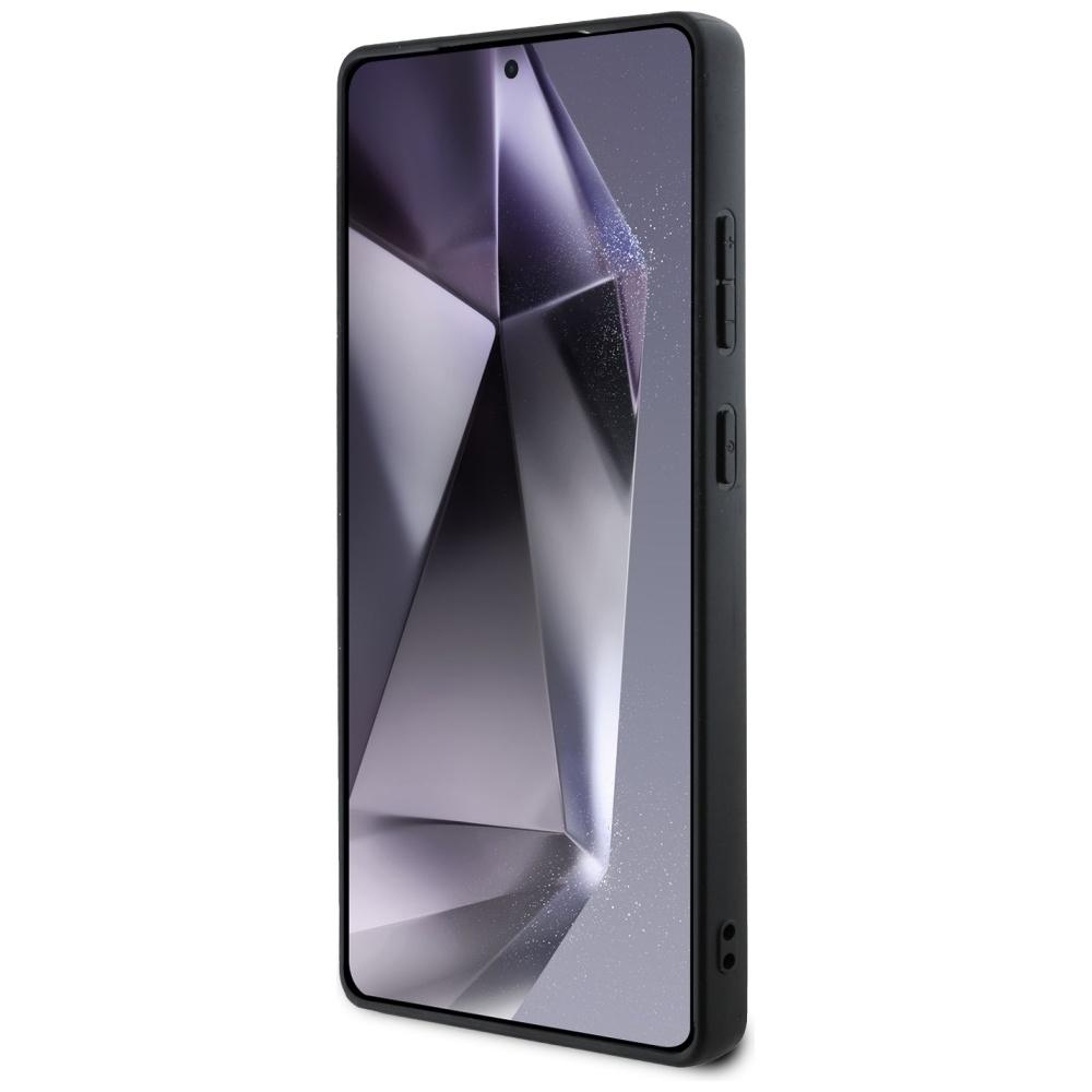 Guess Fixed Glitter Big 4G Metal Case for Samsung Galaxy S25 Ultra Black