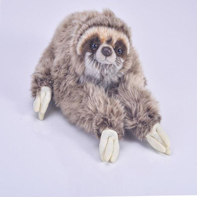 Милый ленивец Bradypod плюшевая кукла диких животных мягкая игрушка 28 см подарок ребенку