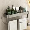 Bathroom storage rack without punching large capacity shower gel and shampoo storage rack bathroom accessories bathroom shelves