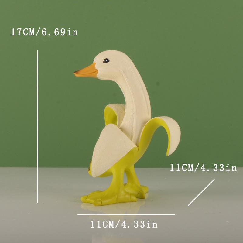 1 шт. Творческий милый день банан друг утка веселый смешной подарок на день рождения креативные украшения песчаная скульптура исцеление настольный банан
