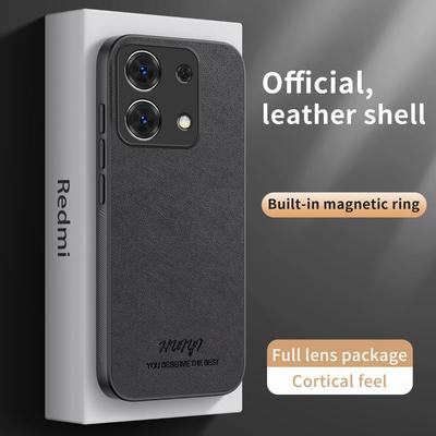 Кожаный чехол для Xiaomi Poco X6 X5 X3 Pro GT NFC X4 Poco F6 F5 Pro C65 F3 Poko M6 M3 M2 Pro 4G Автомагнитный держатель Чехол для телефона