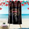 Florida Panthers Print Beach Towel, Large Soft Quick Dry Towel for Beach Camping Swimming