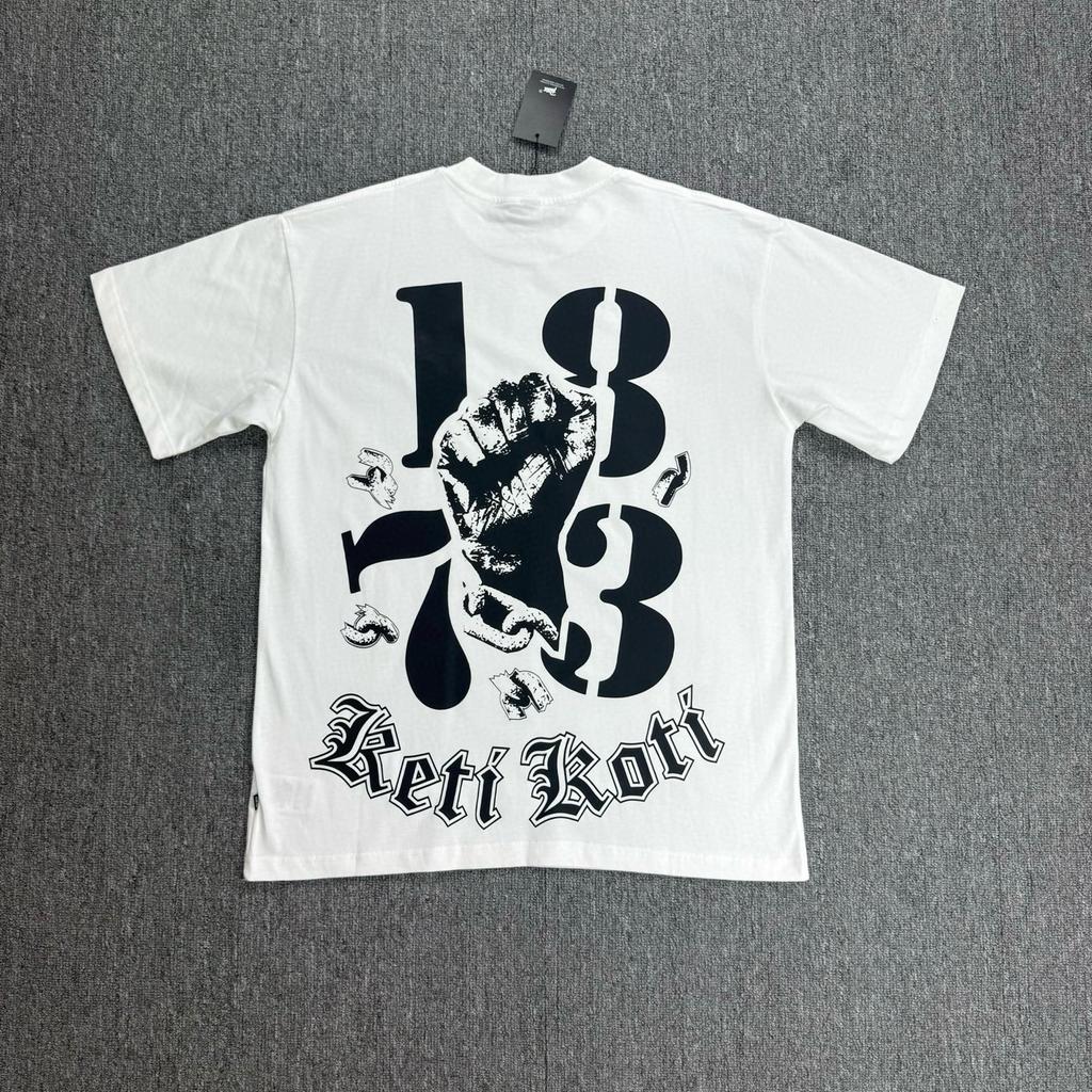 American cross-border trendy brand PATTA design sense letter printing short-sleeved T-shirt men's and women's trendy brand versatile loose top