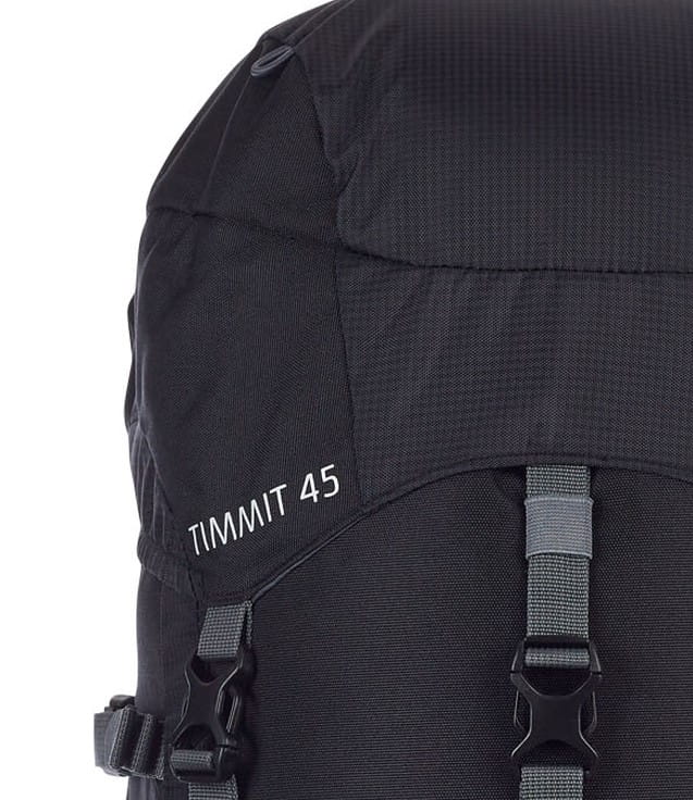 Roomy Milo Timmit 45L Black Travel Backpack
