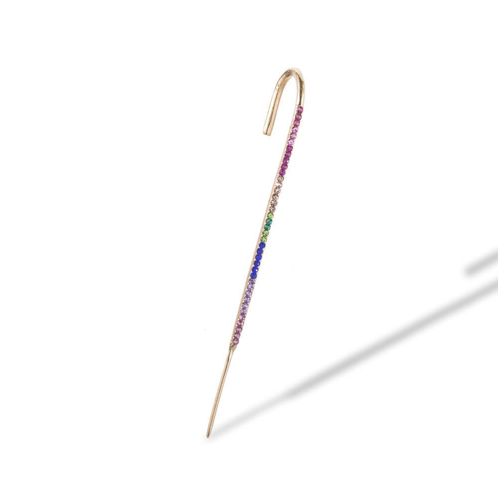 Minimalist Ear Stylish Cuff Earrings With Rhinestones For Weddings Gifts And