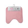 Tapis contour de WC - Vitamine - Rose - 45 x 45 cm - 100% Microfibre - Lavable en machine