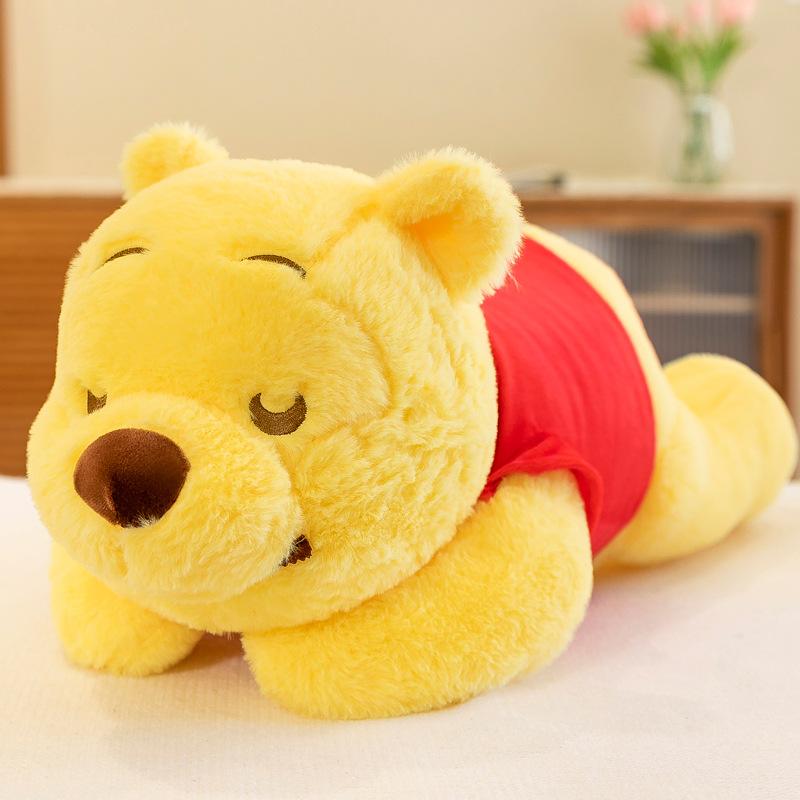 Hot Winnie The Pooh Kawaii Pooh Bear Stuffed Plush Toy Doll Cartoon Sofa Cushion Pillow Peluches Children Girl Birthday Gift