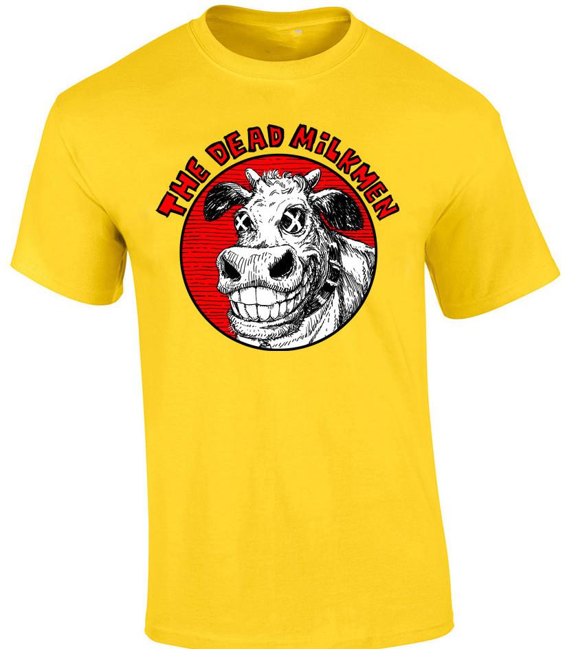 The Dead Milkmen band Rock T-shirt Yellow unisex Tee S to 5Xl 1F374
