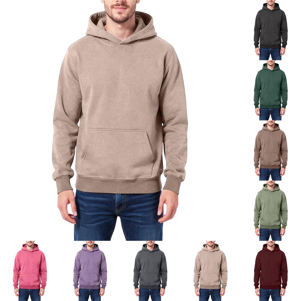 Men's And Women's Trend Loose Retro Wash With Water Aging Big News Hooded HoodHoodie