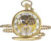Charles Hubert Men's Pocket Watch, Mechanical Hand-Wound Skeleton, 3972-G