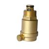 Thickened Brass Automatic Quick Exhaust Valve with Weighted Pointed Vent, Threaded Fittings 1/2", 3/4", 1