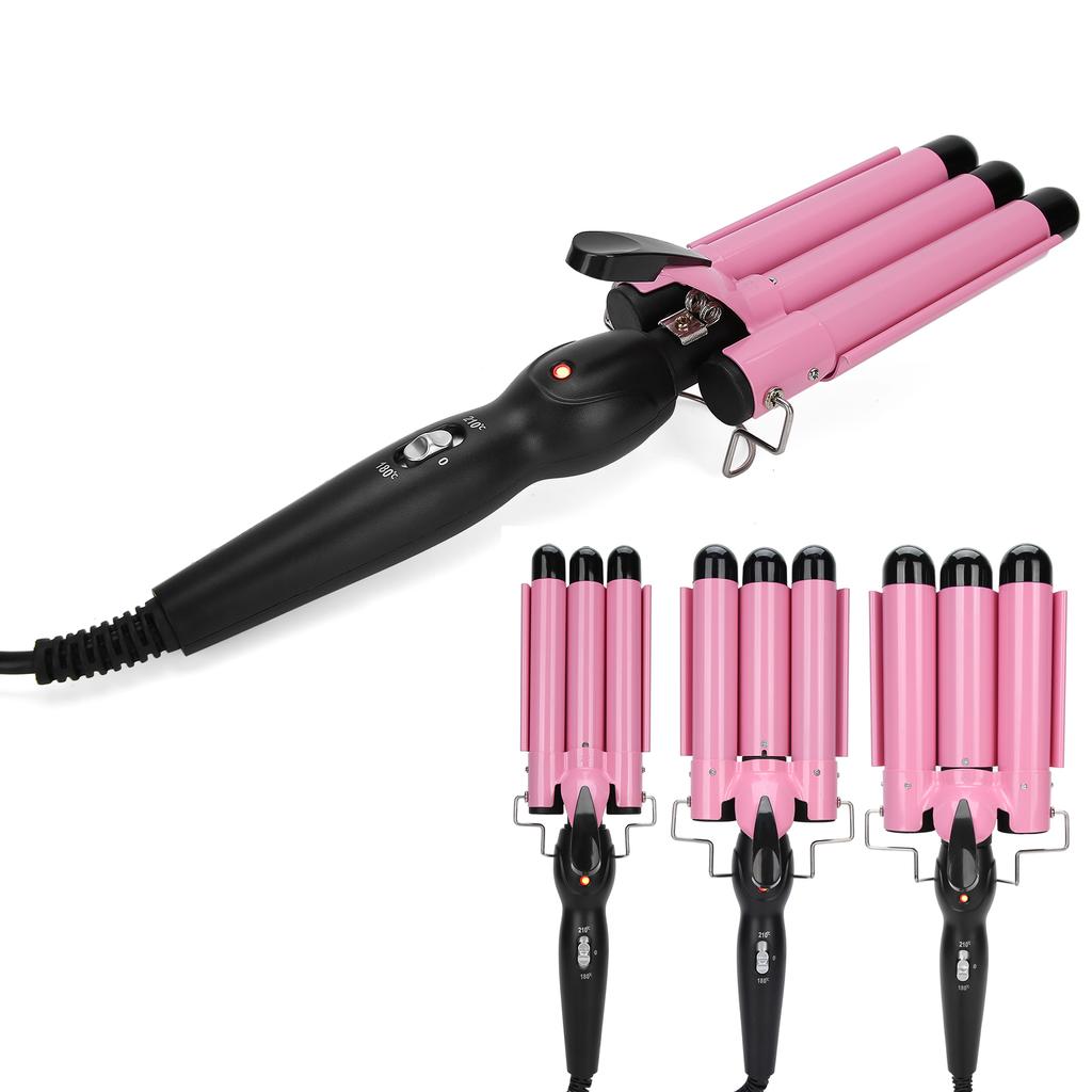 Щипцы для завивки волос с 3 цилиндрами, регулируемые щипцы для завивки волос, щипцы для завивки волос, инструмент для укладки волос, 110 В ~ 240 В