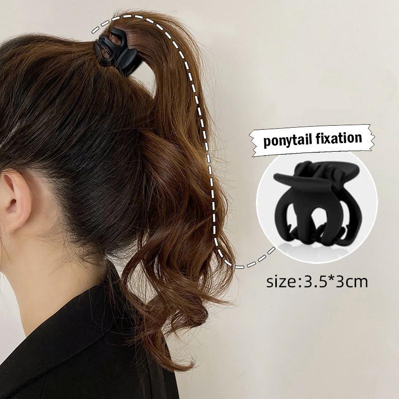 Colorful Butterfly Hair Clip for Women Sweet Flower Frangipani Hair Claw Clips Acetic Acid Hair Accessories Ponytail