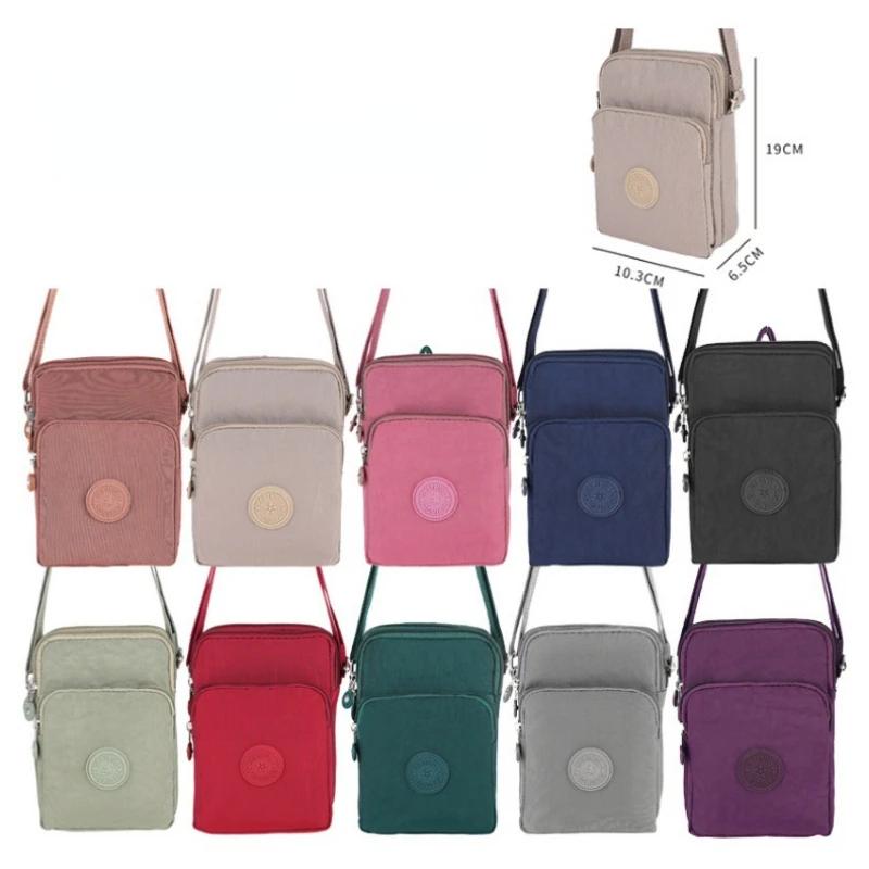 Shoulder Bags Version Mobile Phone Bag for Women Outside Toiletry Daily Necessities Storage Bags Nylon Cross Body Bags