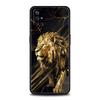 Чехол для телефона для Oneplus 13R 13 12 10T 11 R10 Nord N100 N200 N10 9 9R CE 2 3 Z Pro Lite Мягкий ТПУ чехол Двухцветный с рисунком в виде креста Лев