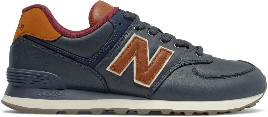 Кроссовки New Balance 574 natural indigo/saddle brown (ML574OMC)