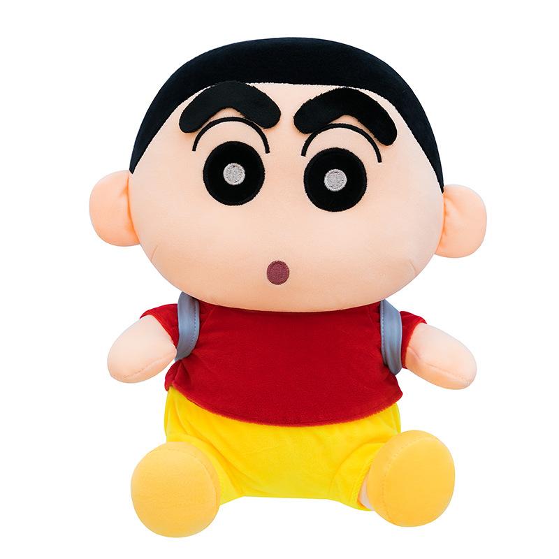 Latest Backpack Crayon Shin Chan Doll Kawaii Stuffed Plush Toy Doll Cartoon Anime Cute Pillow Children's Birthday Gift Doll