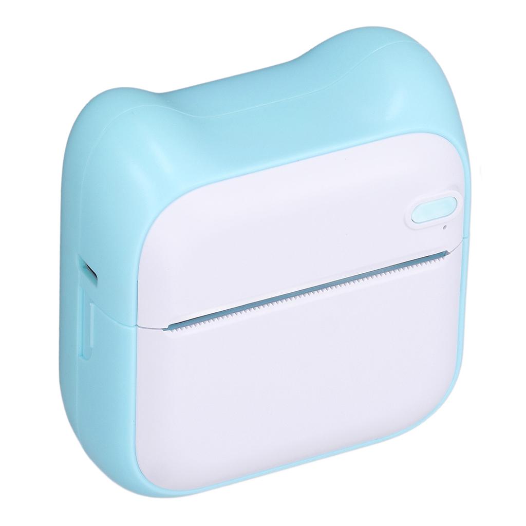 Карманный термопринтер с 5 рулонами бумаги, беспроводной HD-принтер, мини-принтер, изготовитель наклеек для обучения