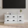 VidaXL TV Stand High Gloss White 100x35.5x45 Cm Engineered Wood 816450