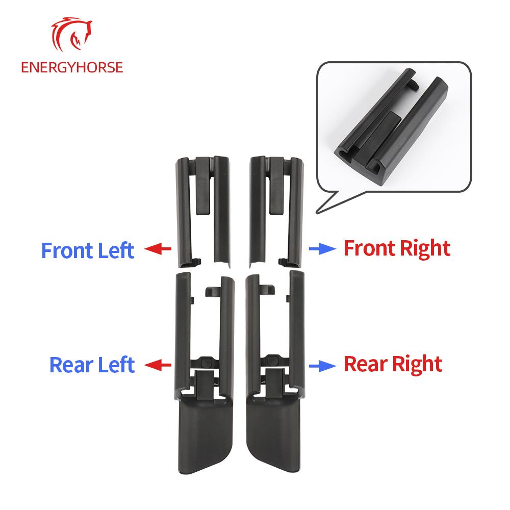 Черная отделка направляющей сиденья автомобиля ABS, крышка направляющей скольжения, капот, передняя, задняя, левая, правая для BMW G30 G11 G12 F15 F16 5 7 серии