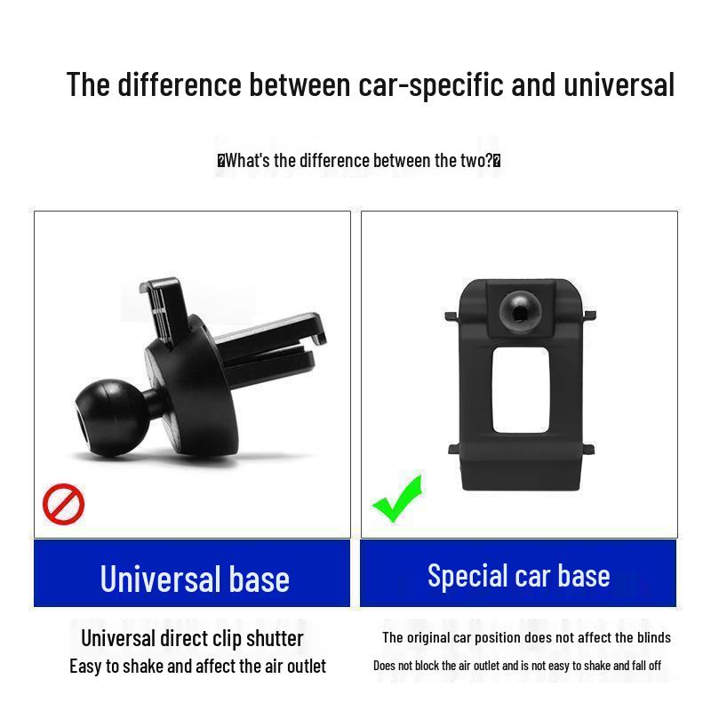 Car Phone Holder Base for BMW 1, 3, 5, 6, 7 Series, GT, X2, X4, X5, X6, X7.