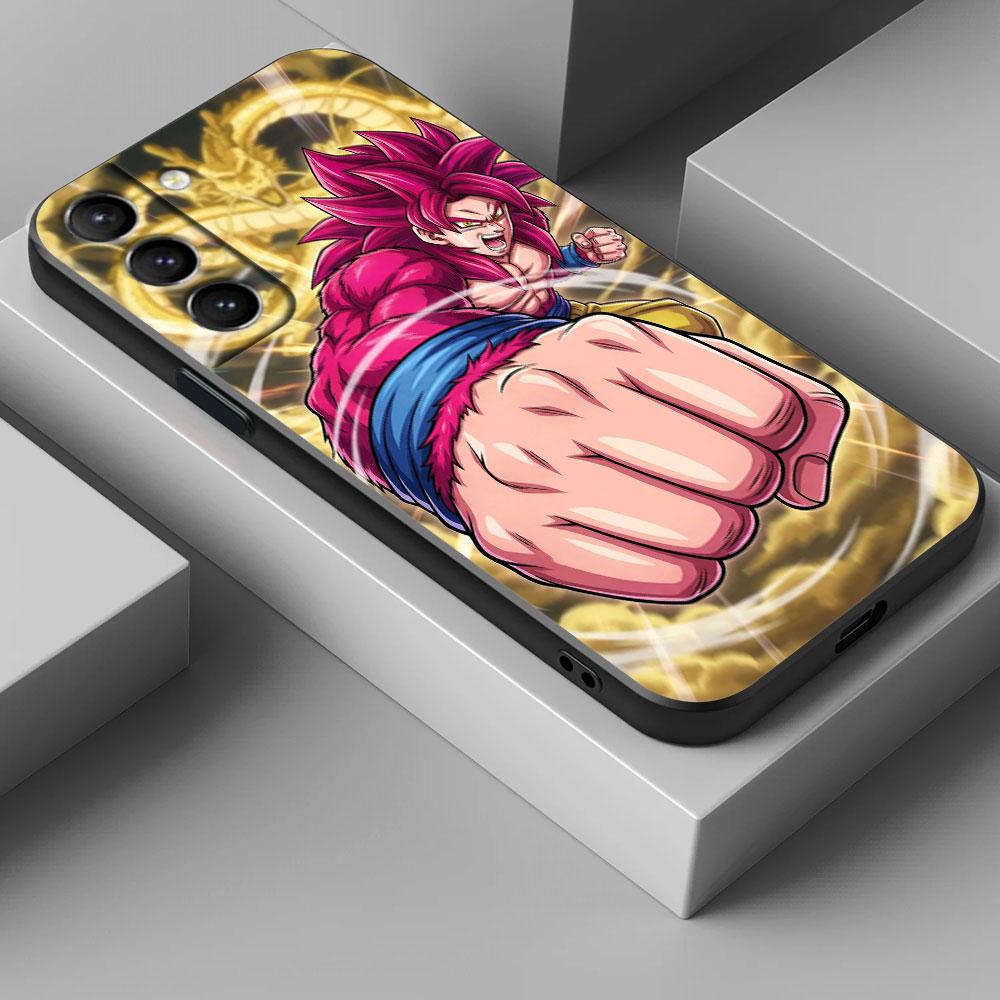 DragonS B-Ball Goku SSJ4 Phone Case For Samsung Galaxy S25 S24 S23 S20 S21 FE S26 S22 Ultra 5G S26 Plus S25FE Soft Silicon Cover
