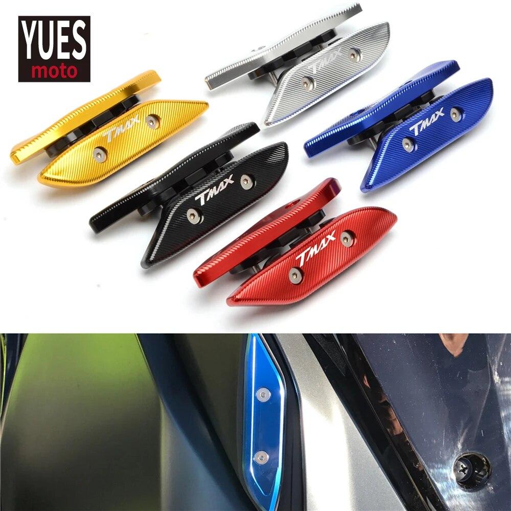 Аксессуары для мотоциклов, алюминиевая крышка с отверстием для зеркала с ЧПУ, новая крышка с логотипом для Yamaha TMAX 530 2012-2017 T MAX SX/DX 2017-